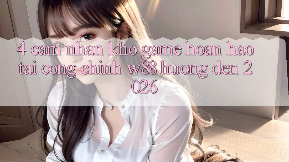 4. Cảm nhận Kho Game Hoàn hảo Tại Cổng Chính W88 Hướng Đến 2026 4. Cảm nhận Kho Game Hoàn hảo Tại Cổng Chính W88 Hướng Đến 2026