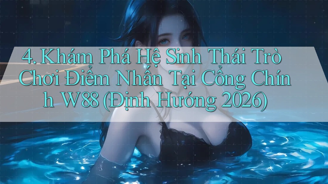 4. Khám Phá Hệ Sinh Thái Trò Chơi Điểm Nhấn Tại Cổng Chính W88 (Định Hướng 2026) 4. Khám Phá Hệ Sinh Thái Trò Chơi Điểm Nhấn Tại Cổng Chính W88 (Định Hướng 2026)