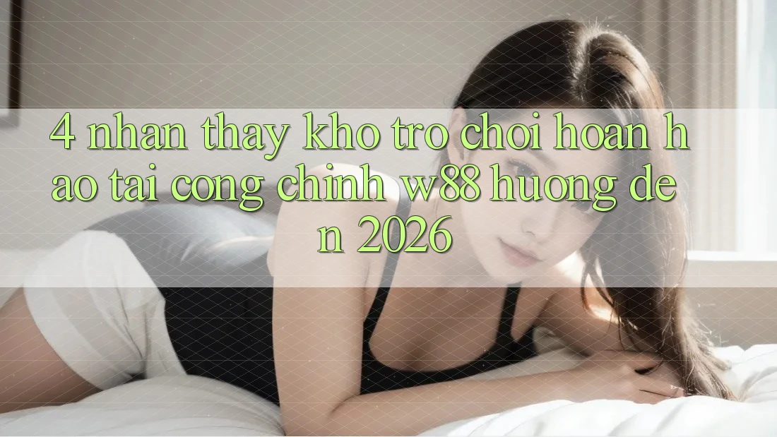 4. Nhận thấy Kho Trò chơi Hoàn hảo Tại Cổng Chính W88 Hướng Đến 2026 4. Nhận thấy Kho Trò chơi Hoàn hảo Tại Cổng Chính W88 Hướng Đến 2026