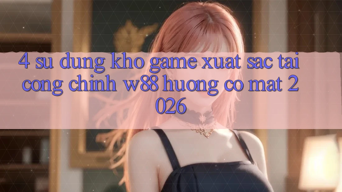 4. Sử dụng Kho Game Xuất sắc Tại Cổng Chính W88 Hướng Có mặt 2026 4. Sử dụng Kho Game Xuất sắc Tại Cổng Chính W88 Hướng Có mặt 2026