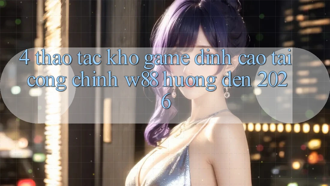 4. Thao tác Kho Game Đỉnh Cao Tại Cổng Chính W88 Hướng Đến 2026 4. Thao tác Kho Game Đỉnh Cao Tại Cổng Chính W88 Hướng Đến 2026