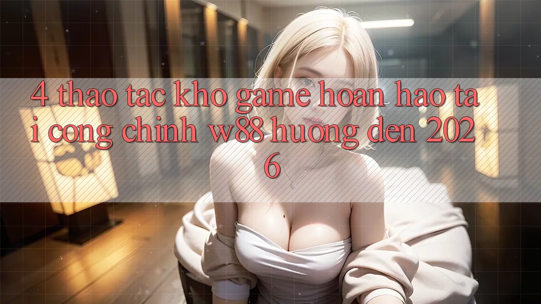 4. Thao tác Kho Game Hoàn hảo Tại Cổng Chính W88 Hướng Đến 2026 4. Thao tác Kho Game Hoàn hảo Tại Cổng Chính W88 Hướng Đến 2026