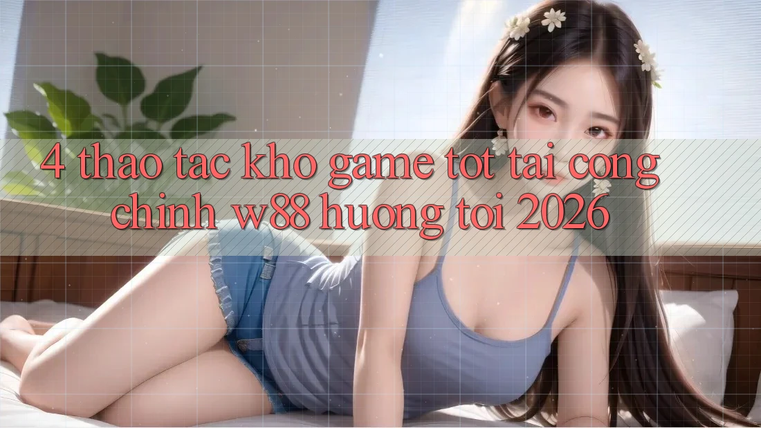 4. Thao tác Kho Game Tốt Tại Cổng Chính W88 Hướng Tới 2026 4. Thao tác Kho Game Tốt Tại Cổng Chính W88 Hướng Tới 2026