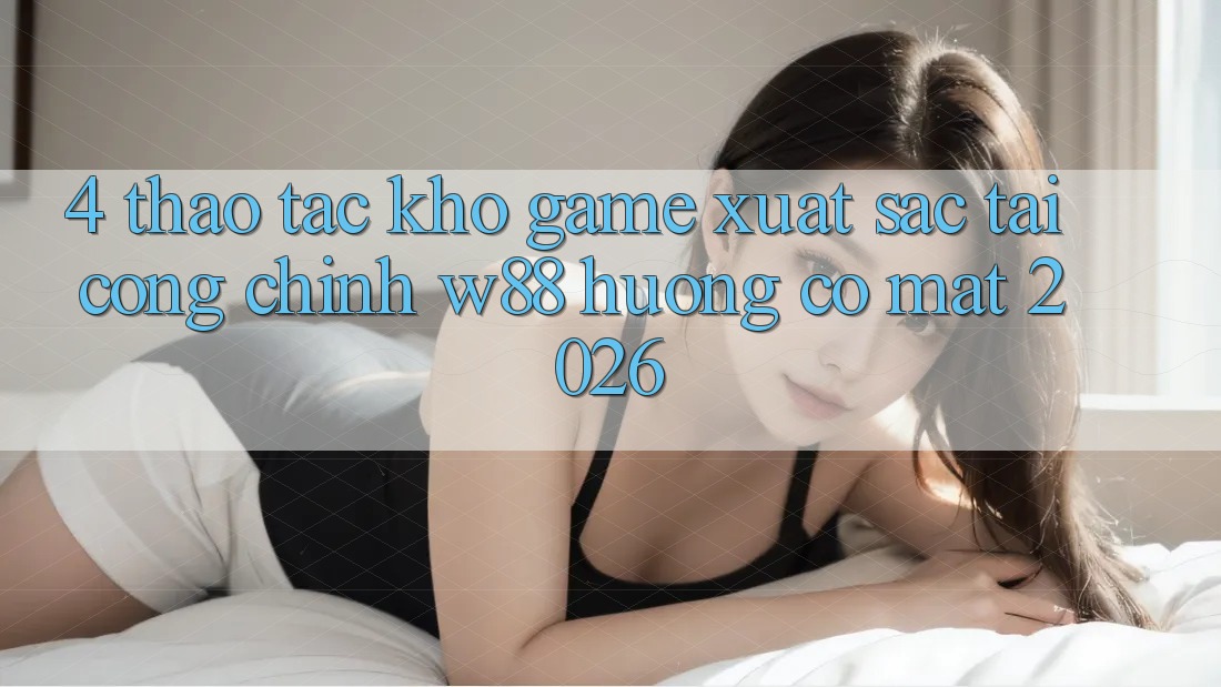 4. Thao tác Kho Game Xuất sắc Tại Cổng Chính W88 Hướng Có mặt 2026 4. Thao tác Kho Game Xuất sắc Tại Cổng Chính W88 Hướng Có mặt 2026