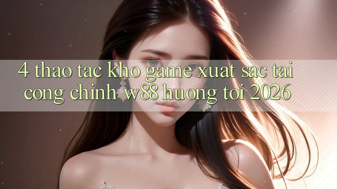 4. Thao tác Kho Game Xuất sắc Tại Cổng Chính W88 Hướng Tới 2026