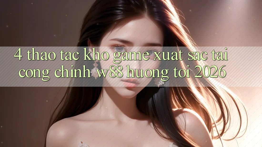 4. Thao tác Kho Game Xuất sắc Tại Cổng Chính W88 Hướng Tới 2026 4. Thao tác Kho Game Xuất sắc Tại Cổng Chính W88 Hướng Tới 2026