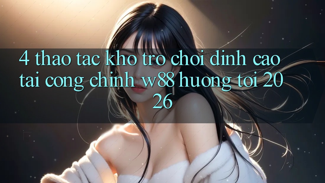 4. Thao tác Kho Trò chơi Đỉnh Cao Tại Cổng Chính W88 Hướng Tới 2026