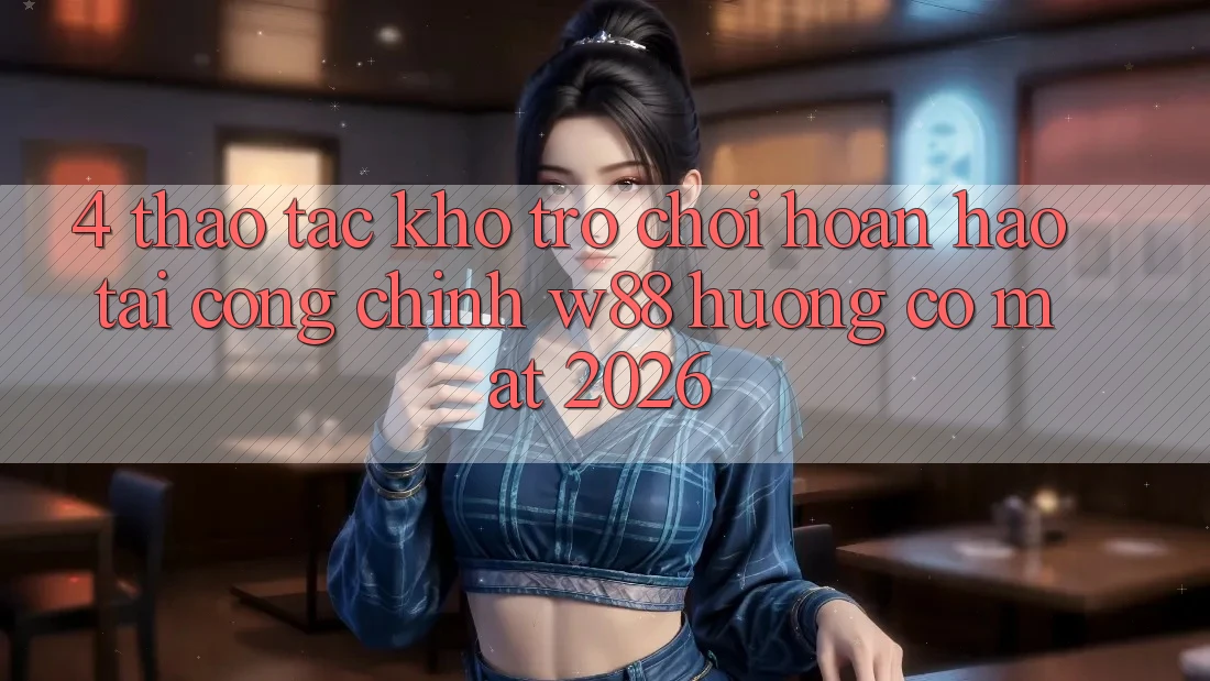 4. Thao tác Kho Trò chơi Hoàn hảo Tại Cổng Chính W88 Hướng Có mặt 2026 4. Thao tác Kho Trò chơi Hoàn hảo Tại Cổng Chính W88 Hướng Có mặt 2026