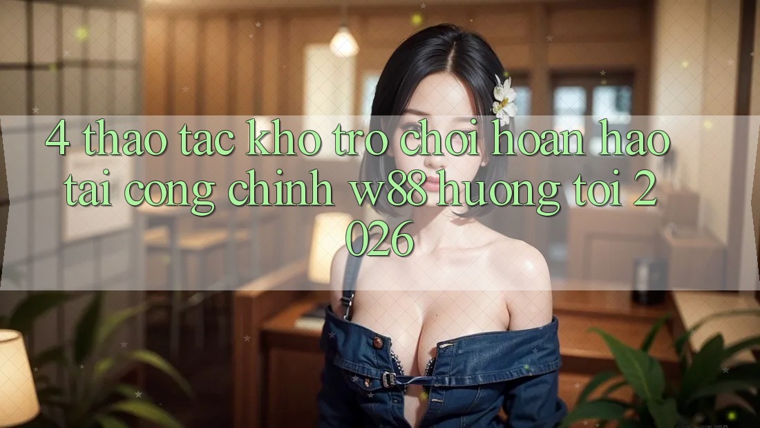 4. Thao tác Kho Trò chơi Hoàn hảo Tại Cổng Chính W88 Hướng Tới 2026 4. Thao tác Kho Trò chơi Hoàn hảo Tại Cổng Chính W88 Hướng Tới 2026
