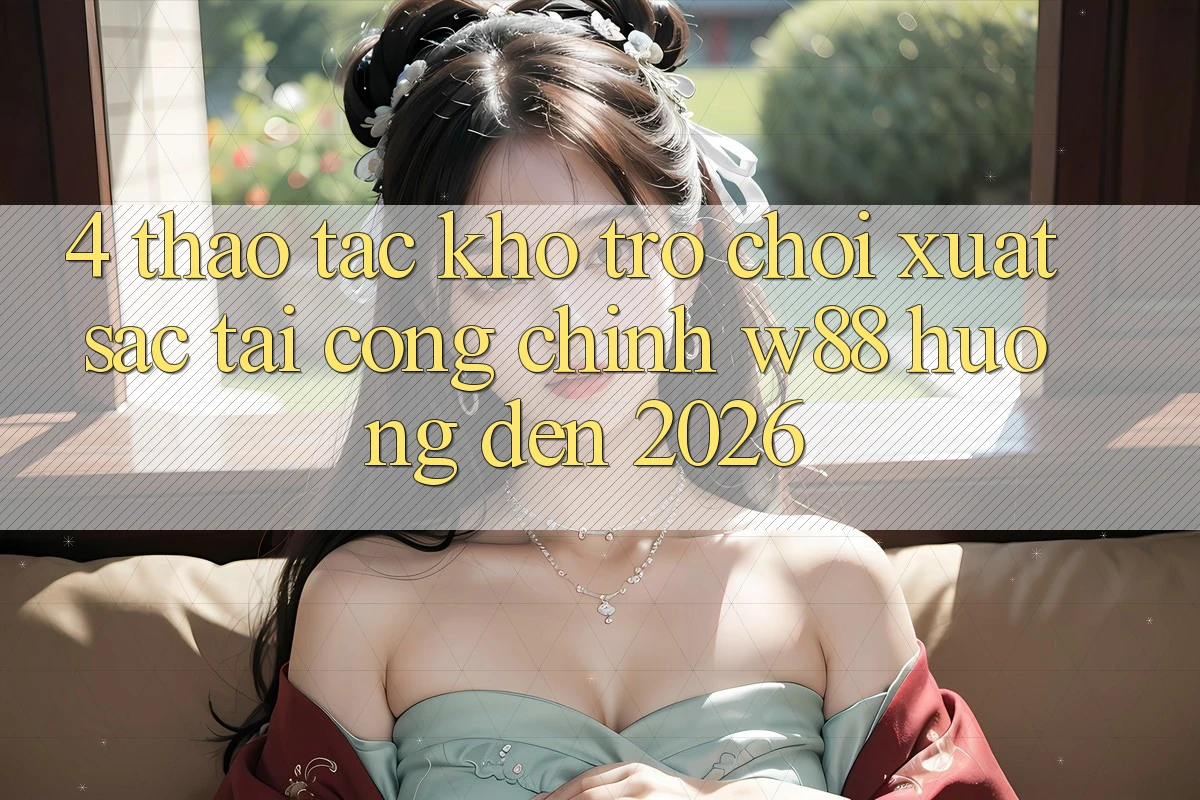 4. Thao tác Kho Trò chơi Xuất sắc Tại Cổng Chính W88 Hướng Đến 2026 4. Thao tác Kho Trò chơi Xuất sắc Tại Cổng Chính W88 Hướng Đến 2026