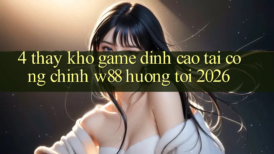 4. Thấy Kho Game Đỉnh cao Tại Cổng Chính W88 Hướng Tới 2026 4. Thấy Kho Game Đỉnh cao Tại Cổng Chính W88 Hướng Tới 2026