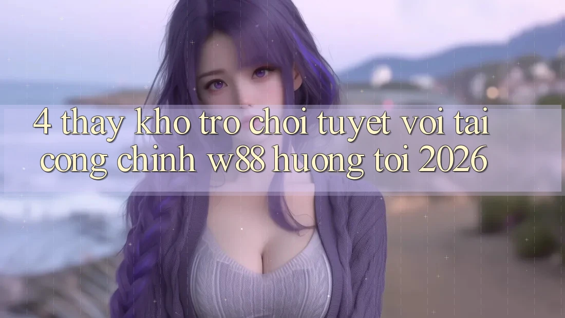 4. Thấy Kho Trò chơi Tuyệt vời Tại Cổng Chính W88 Hướng Tới 2026