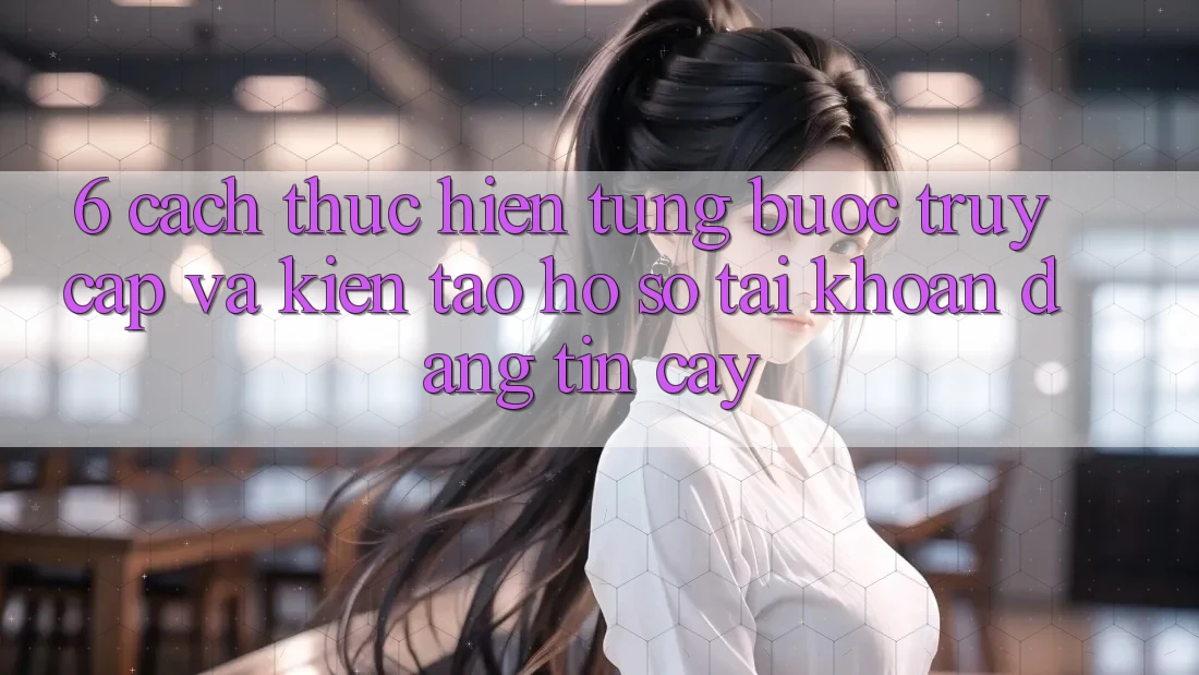 6. Cách thực hiện Từng Bước Truy Cập Và Kiến tạo hồ sơ Tài Khoản Đáng tin cậy