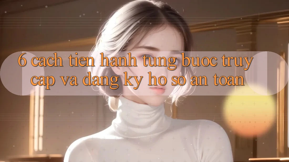 6. Cách tiến hành Từng Bước Truy Cập Và Đăng Ký Hồ sơ An Toàn