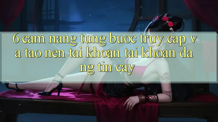 6. Cẩm nang Từng Bước Truy Cập Và Tạo nên tài khoản Tài Khoản Đáng tin cậy