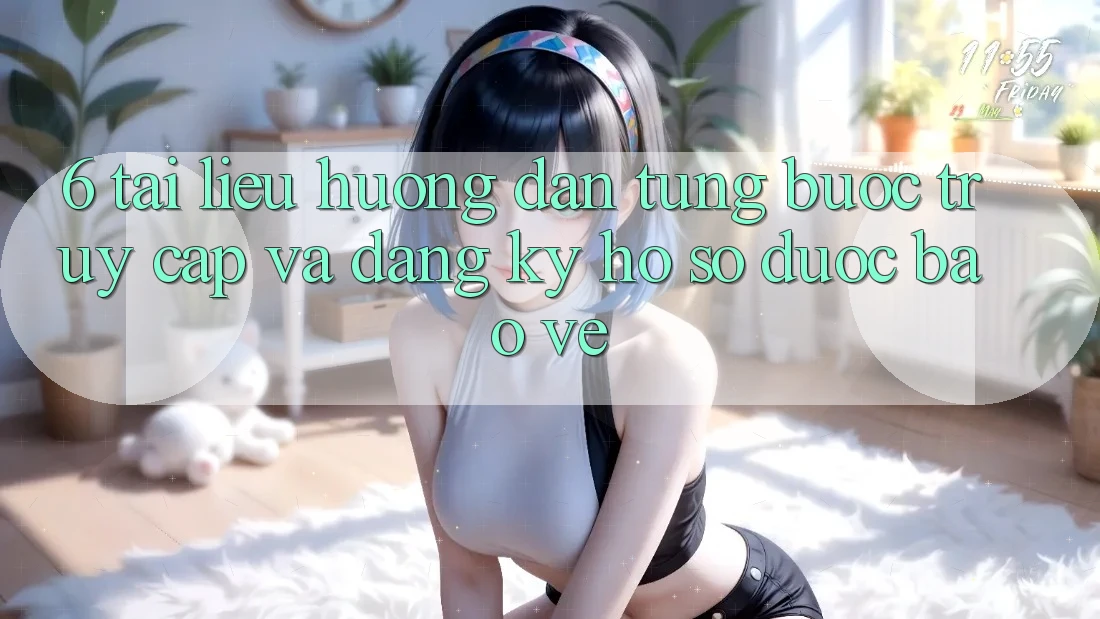 6. Tài liệu hướng dẫn Từng Bước Truy Cập Và Đăng Ký Hồ sơ Được bảo vệ 6. Tài liệu hướng dẫn Từng Bước Truy Cập Và Đăng Ký Hồ sơ Được bảo vệ
