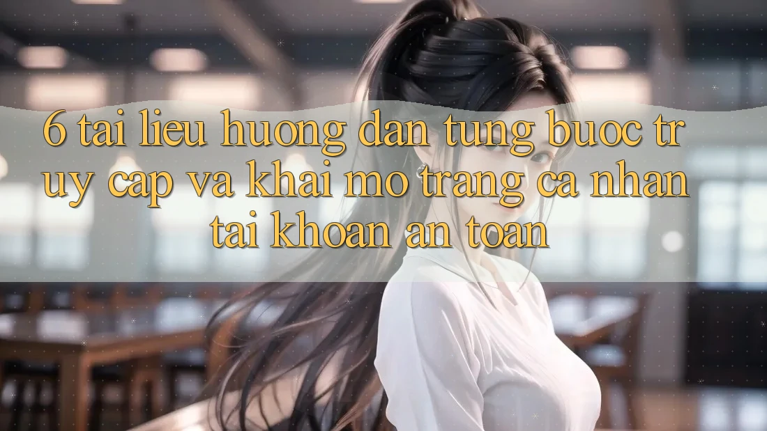 6. Tài liệu hướng dẫn Từng Bước Truy Cập Và Khai mở trang cá nhân Tài Khoản An Toàn