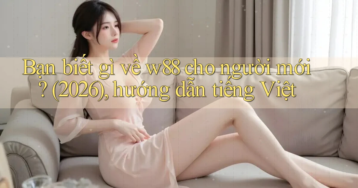 Bạn biết gì về w88 cho người mới (2026), hướng dẫn tiếng Việt
