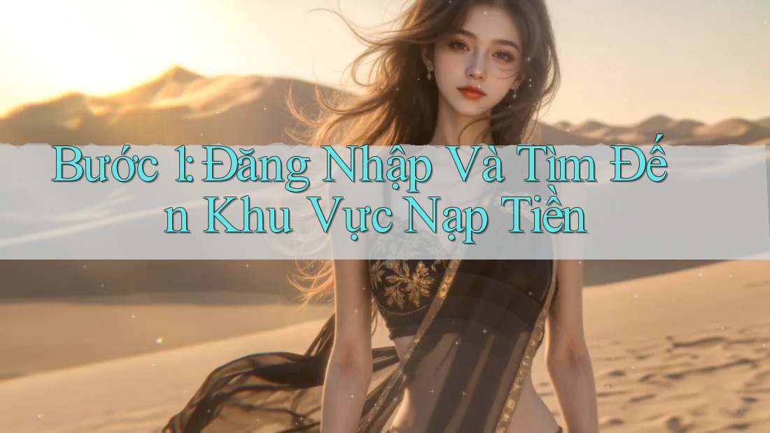 Bước 1: Đăng Nhập Và Tìm Đến Khu Vực Nạp Tiền Bước 1: Đăng Nhập Và Tìm Đến Khu Vực Nạp Tiền