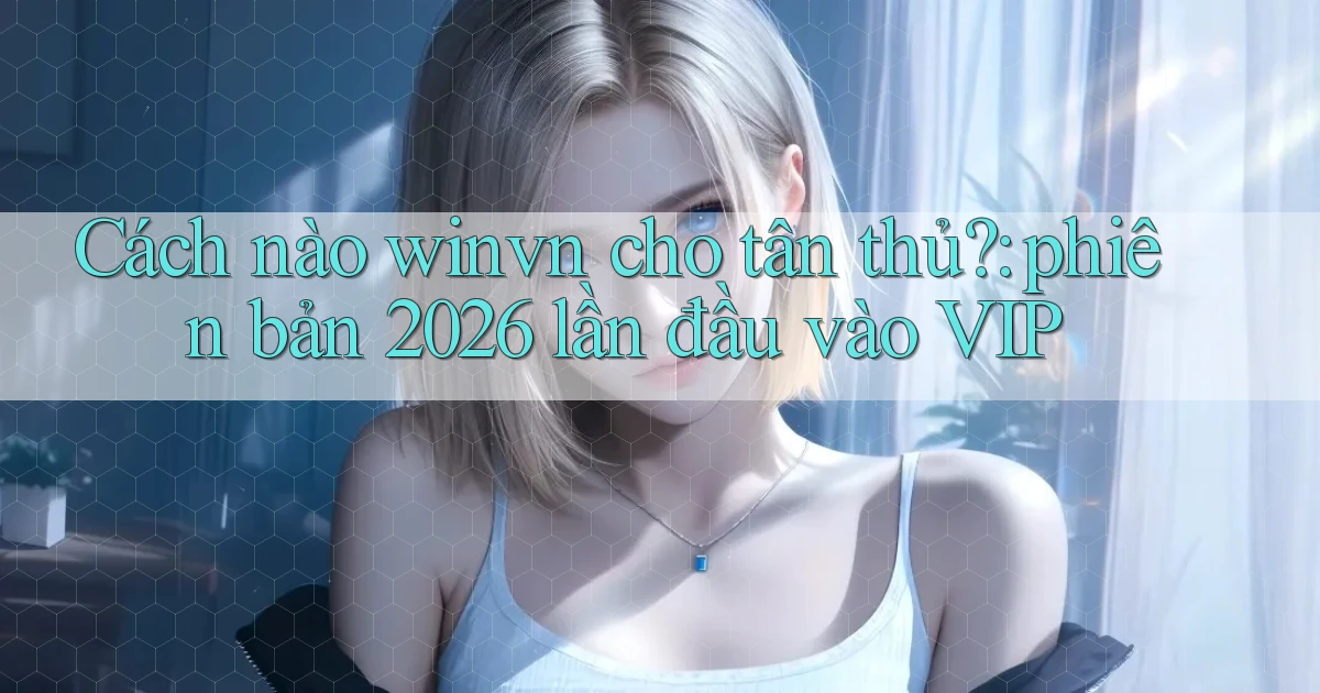Cách nào winvn cho tân thủ phiên bản 2026 lần đầu vào VIP