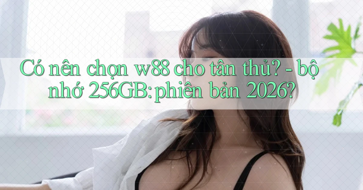 Có nên chọn w88 cho tân thủ   bộ nhớ 256GB phiên bản 2026