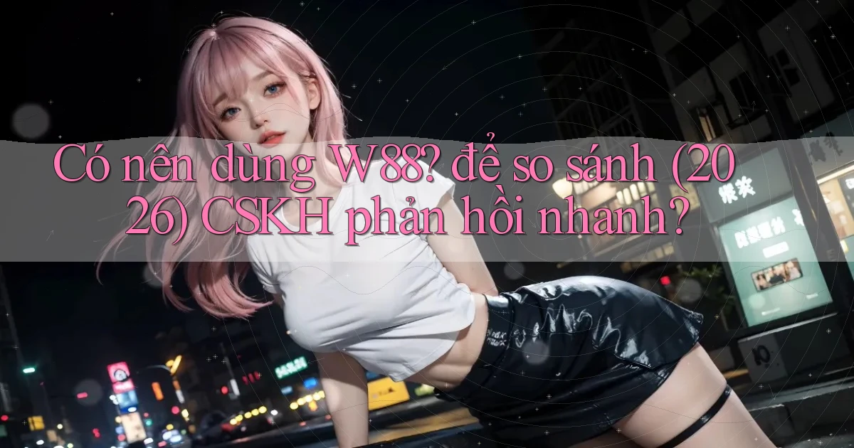 Có nên dùng W88 để so sánh (2026) CSKH phản hồi nhanh