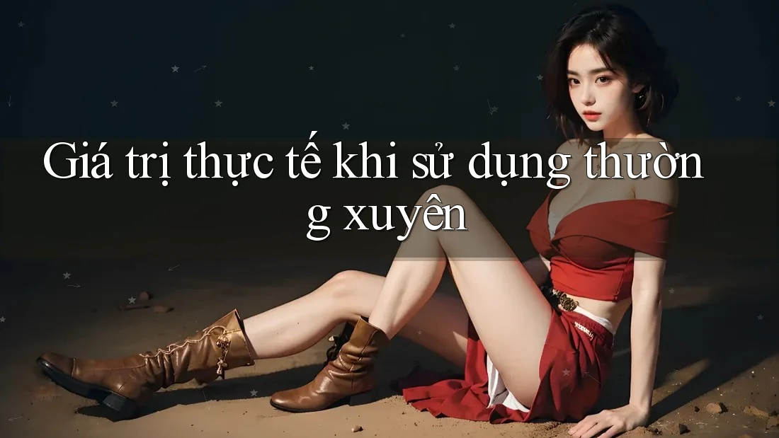 Giá trị thực tế khi sử dụng thường xuyên