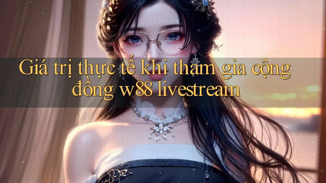 Giá trị thực tế khi tham gia cộng đồng w88 livestream Giá trị thực tế khi tham gia cộng đồng w88 livestream