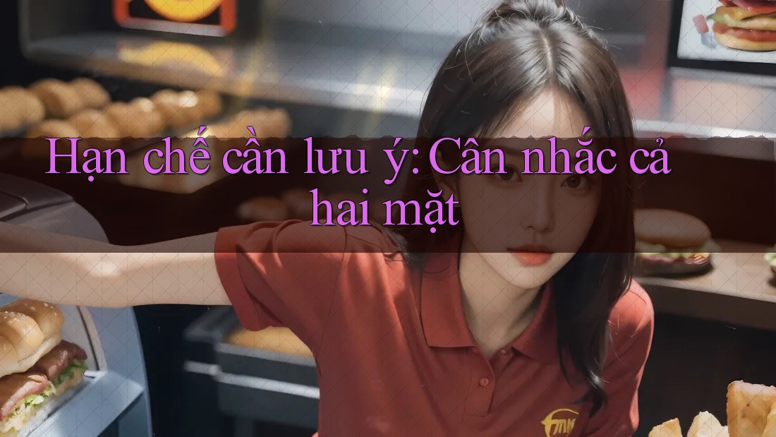 Hạn chế cần lưu ý - Cân nhắc cả hai mặt