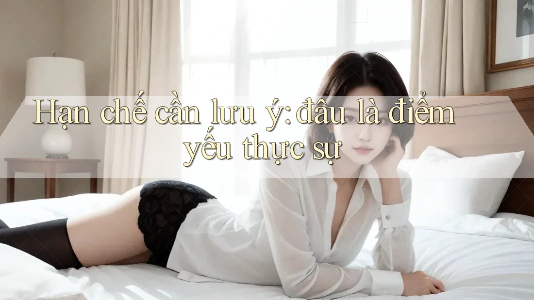 Hạn chế cần lưu ý: đâu là điểm yếu thực sự Hạn chế cần lưu ý: đâu là điểm yếu thực sự