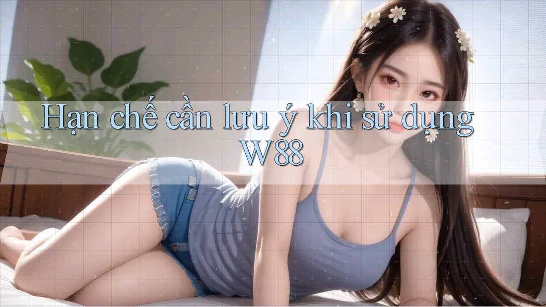 Hạn chế cần lưu ý khi sử dụng W88 Hạn chế cần lưu ý khi sử dụng W88