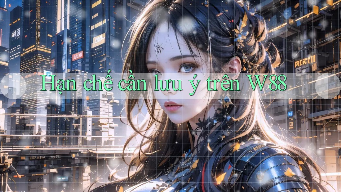 Hạn chế cần lưu ý trên W88