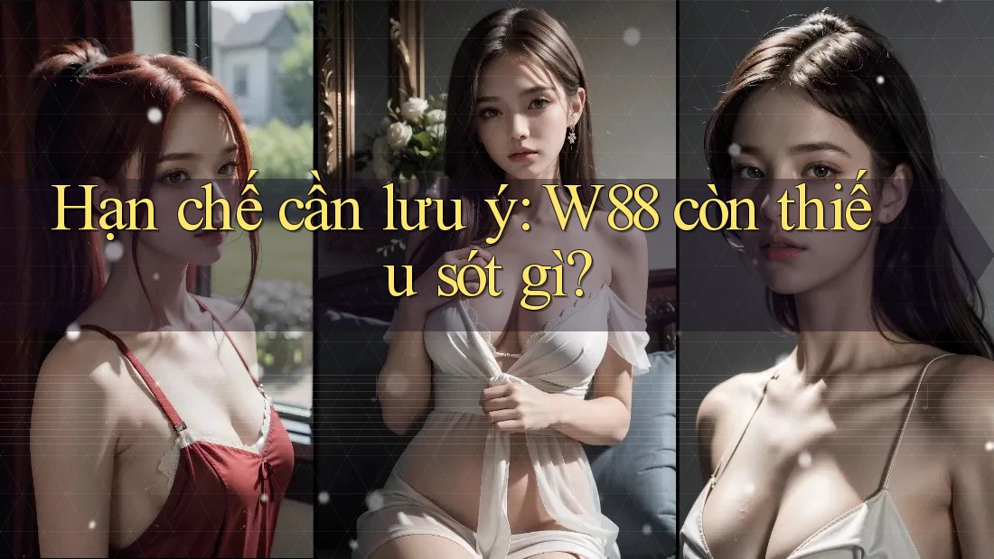 Hạn chế cần lưu ý: W88 còn thiếu sót gì?