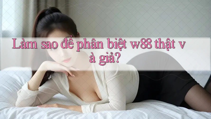 Làm sao để phân biệt w88 thật và giả?
