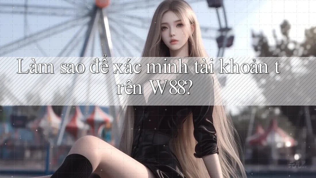 Làm sao để xác minh tài khoản trên W88? Làm sao để xác minh tài khoản trên W88?