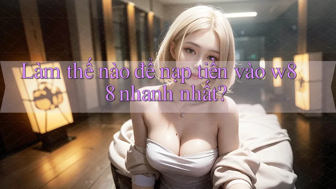 Làm thế nào để nạp tiền vào w88 nhanh nhất? Làm thế nào để nạp tiền vào w88 nhanh nhất?