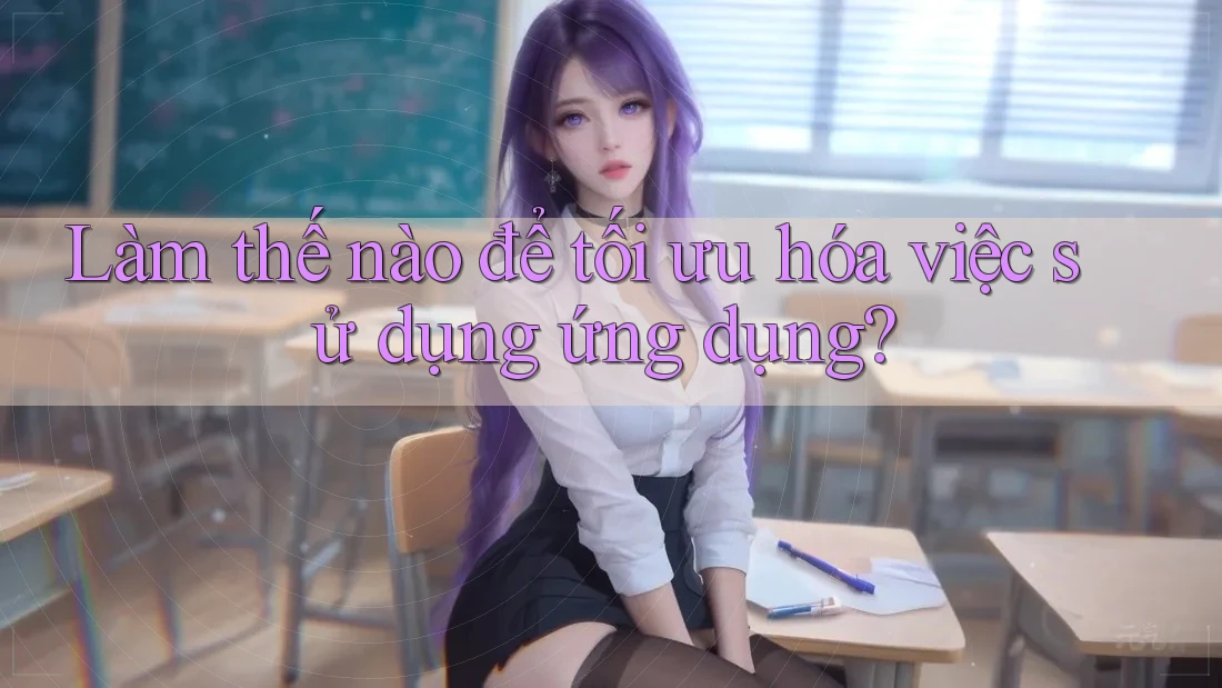 Làm thế nào để tối ưu hóa việc sử dụng ứng dụng? Làm thế nào để tối ưu hóa việc sử dụng ứng dụng?