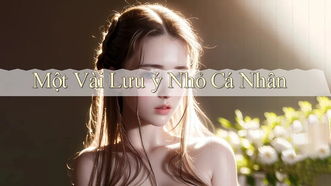Một Vài Lưu ý Nhỏ Cá Nhân