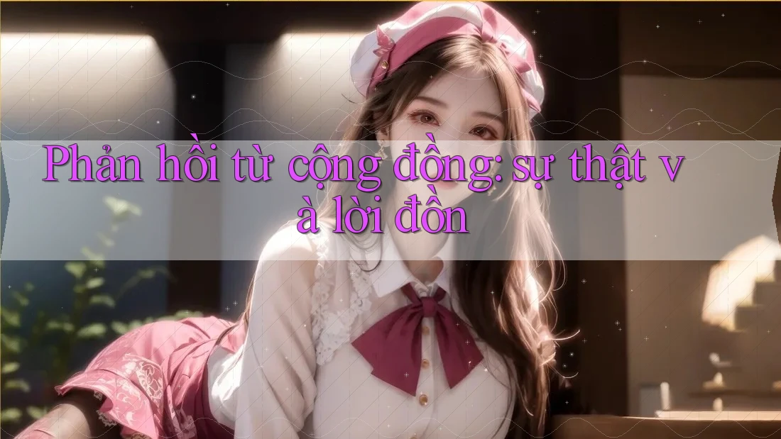 Phản hồi từ cộng đồng: sự thật và lời đồn