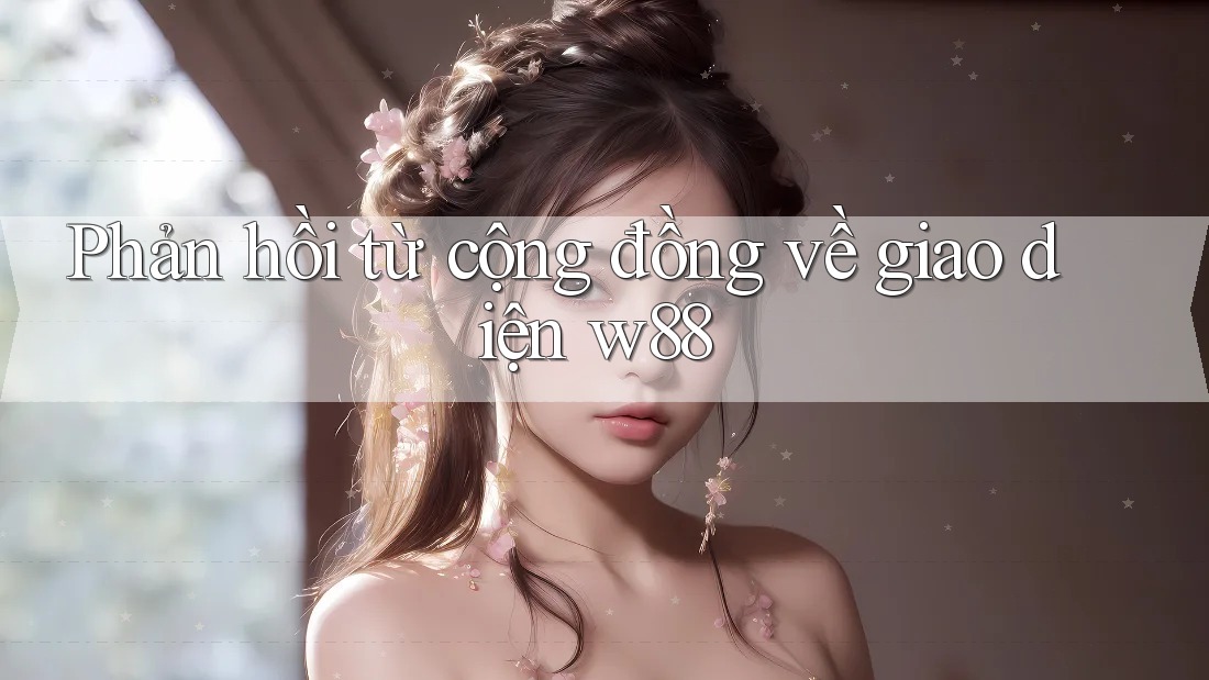 Phản hồi từ cộng đồng về giao diện w88