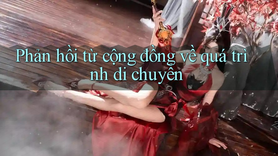 Phản hồi từ cộng đồng về quá trình di chuyển