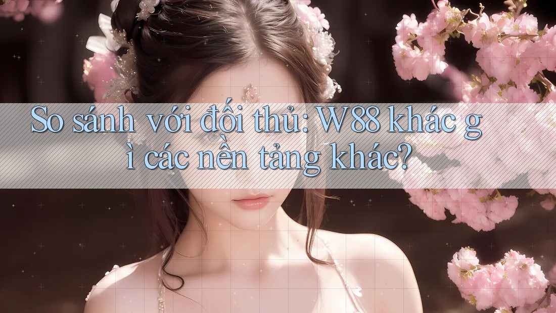 So sánh với đối thủ: W88 khác gì các nền tảng khác So sánh với đối thủ: W88 khác gì các nền tảng khác