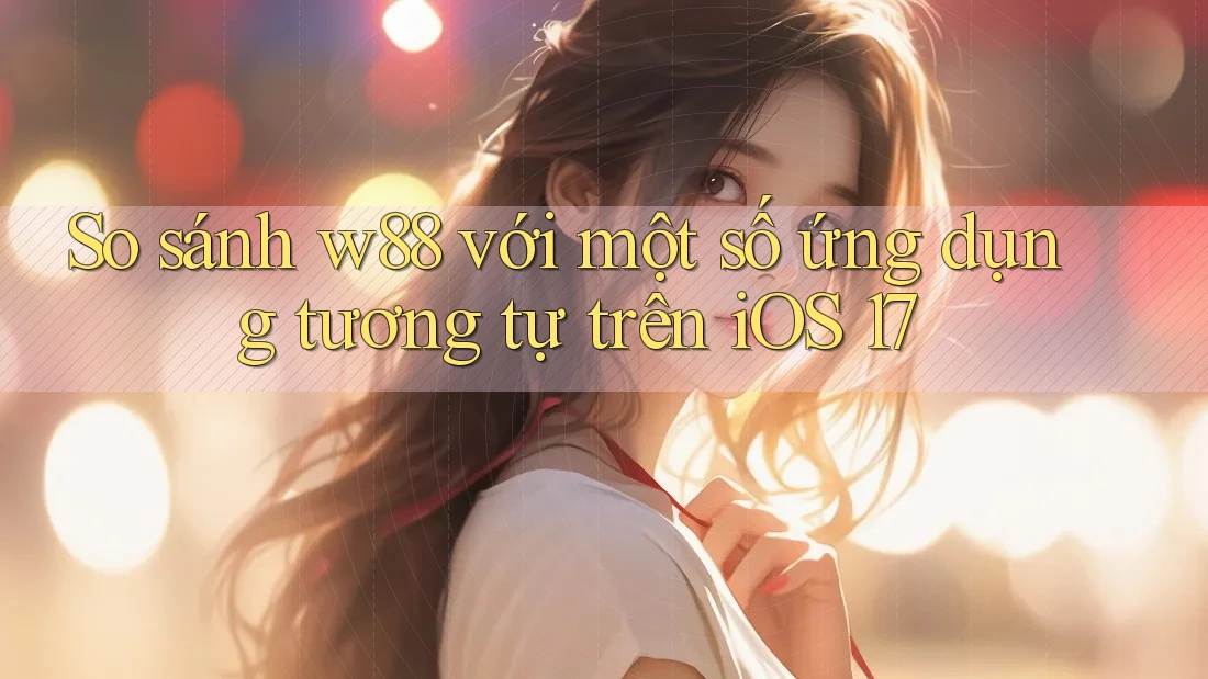 So sánh w88 với một số ứng dụng tương tự trên iOS 17 So sánh w88 với một số ứng dụng tương tự trên iOS 17