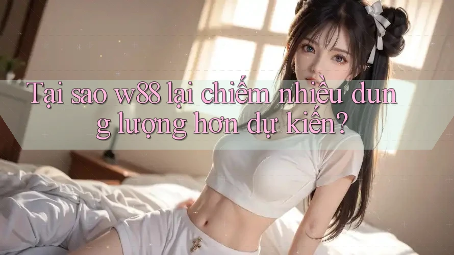 Tại sao w88 lại chiếm nhiều dung lượng hơn dự kiến? Tại sao w88 lại chiếm nhiều dung lượng hơn dự kiến?