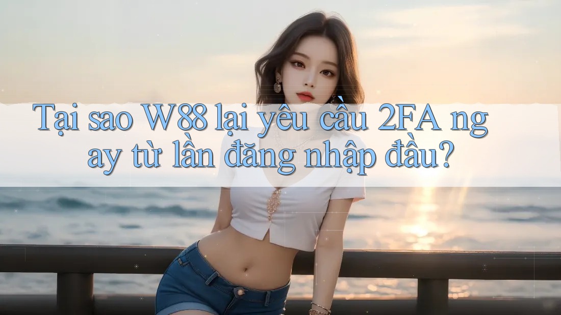 Tại sao W88 lại yêu cầu 2FA ngay từ lần đăng nhập đầu?