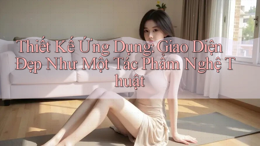 Thiết Kế Ứng Dụng: Giao Diện Đẹp Như Một Tác Phẩm Nghệ Thuật Thiết Kế Ứng Dụng: Giao Diện Đẹp Như Một Tác Phẩm Nghệ Thuật