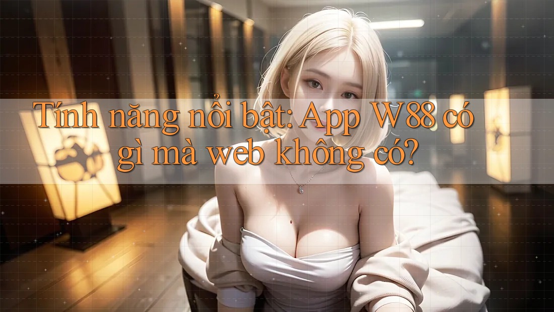 Tính năng nổi bật: App W88 có gì mà web không có?