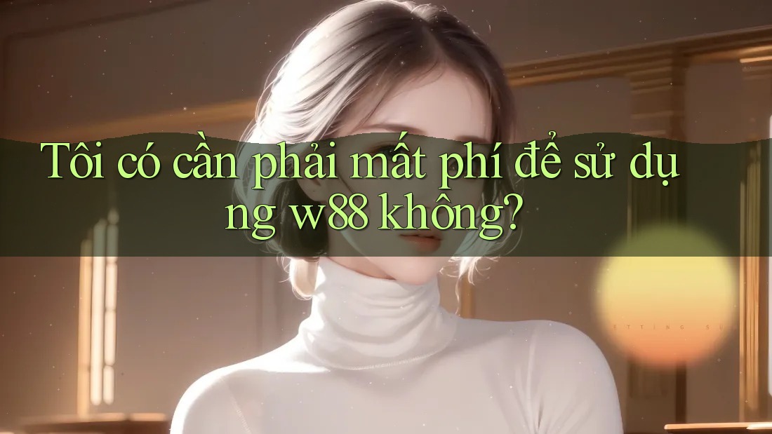 Tôi có cần phải mất phí để sử dụng w88 không? Tôi có cần phải mất phí để sử dụng w88 không?