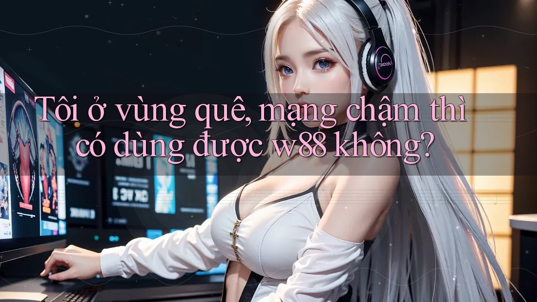 Tôi ở vùng quê, mạng chậm thì có dùng được w88 không? Tôi ở vùng quê, mạng chậm thì có dùng được w88 không?