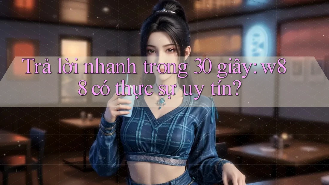 Trả lời nhanh trong 30 giây: w88 có thực sự uy tín? Trả lời nhanh trong 30 giây: w88 có thực sự uy tín?